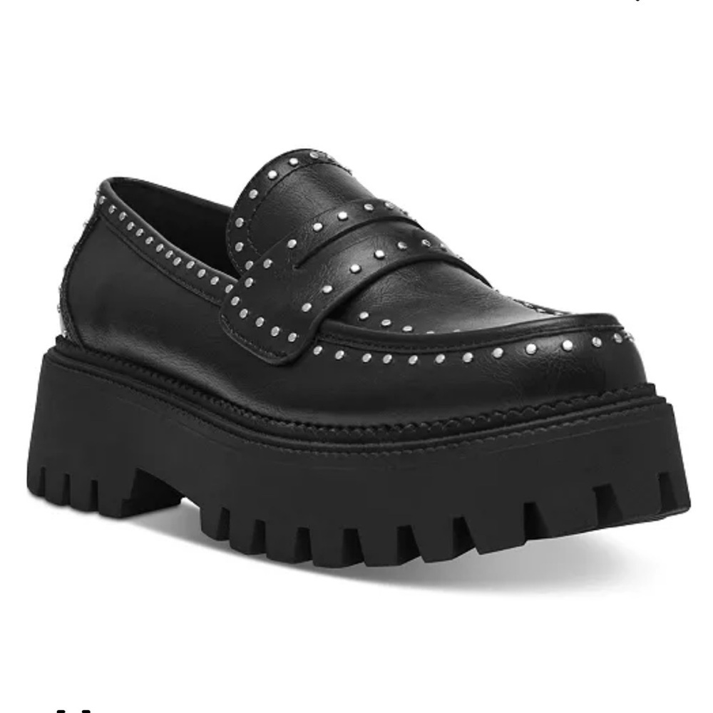 DV Dolce Vita Women's Landun Lug Sole Platform Loafers